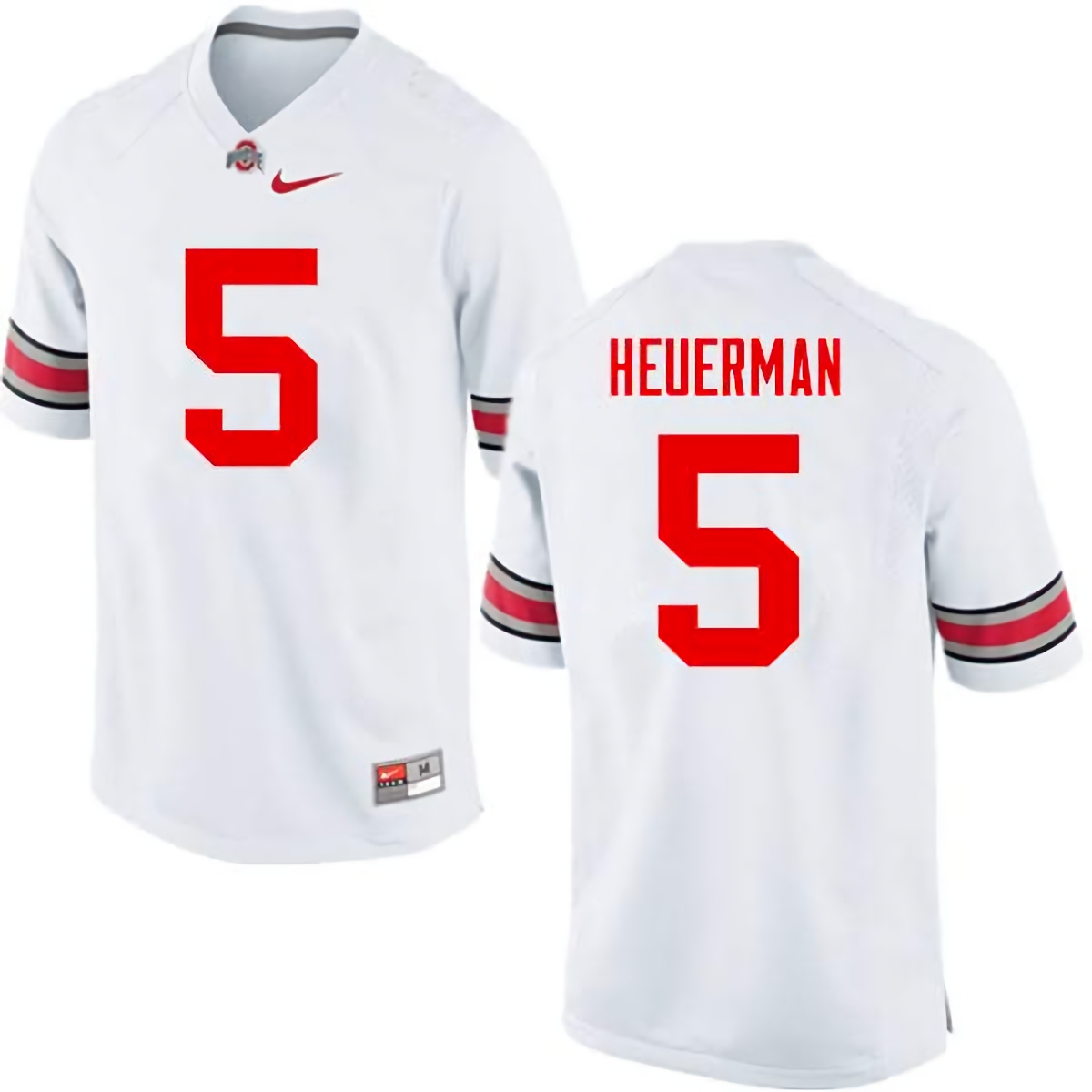 Jeff Heuerman Ohio State Buckeyes Men's NCAA #5 Nike White College Stitched Football Jersey MWX7456MI